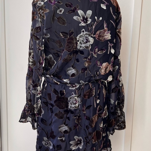 Carolina Belle Montreal Dark Navy Dress Size 8 Romantic Velvet Coquette Romantic - Picture 7 of 9